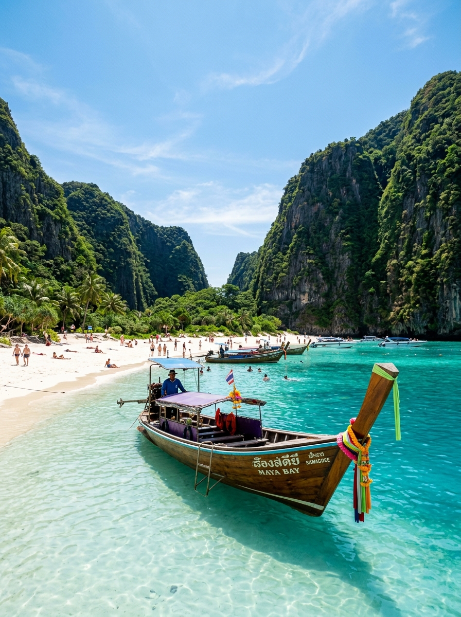Thailand Maya Bay Beach